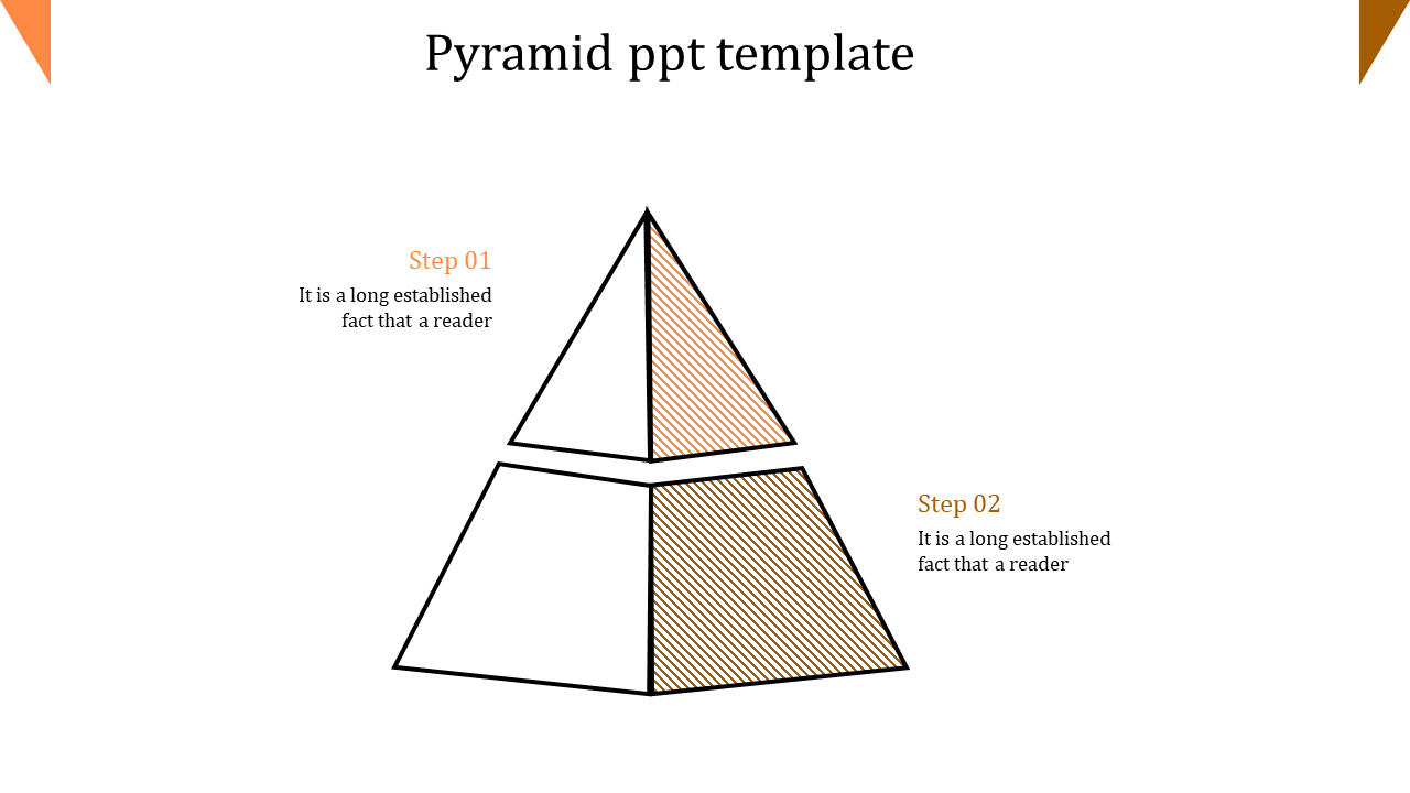 pyramid ppt template-pyramid ppt template-2-orange